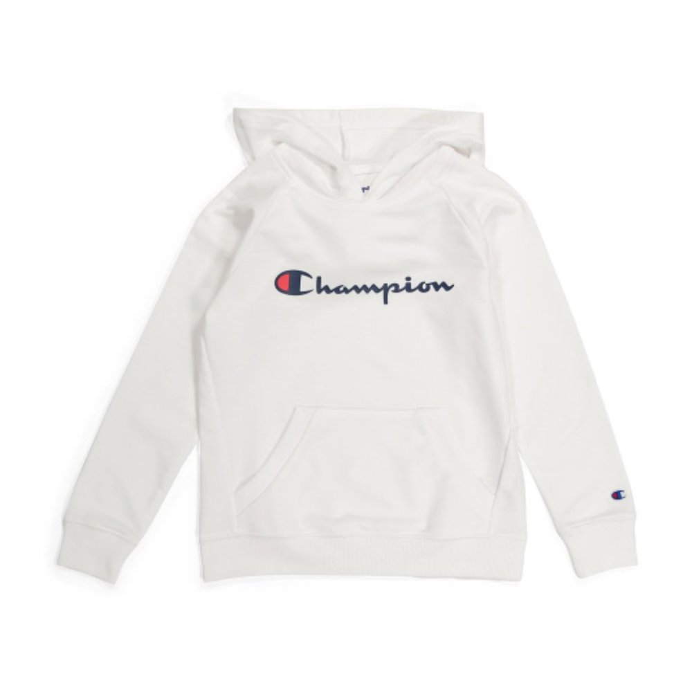Champion Little Girls Classic Script French Terry Hoodie NWT